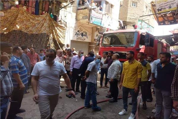 الحماية المدنية تنجح في إخماد حريق بالقيسارية بسوهاج ولا خسائر بالأرواح